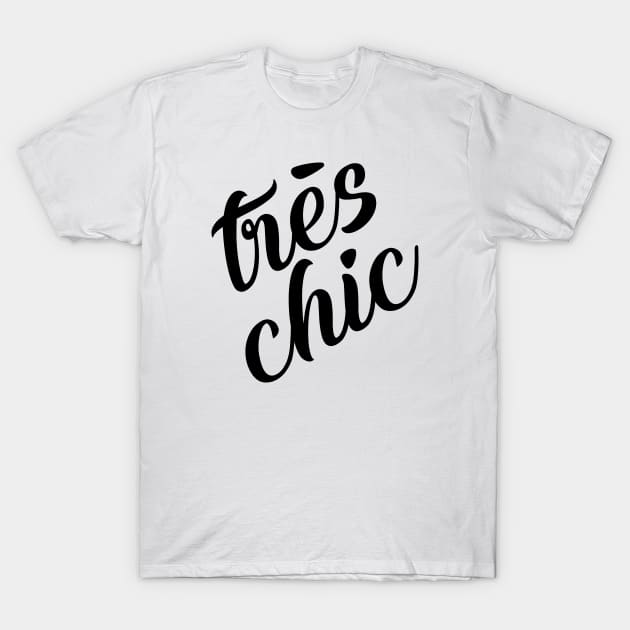 Tres Chic - V - Classy, Bold, Stylish, Trendy T-Shirt by StudioGrafiikka